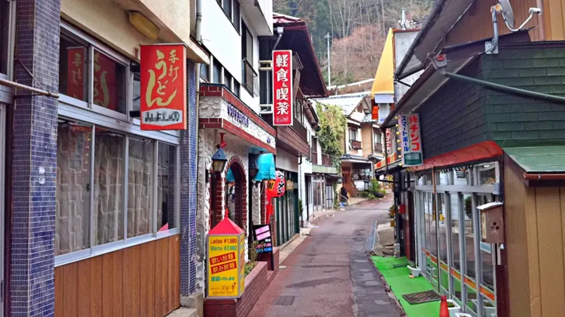 Shima Onsen streetscape