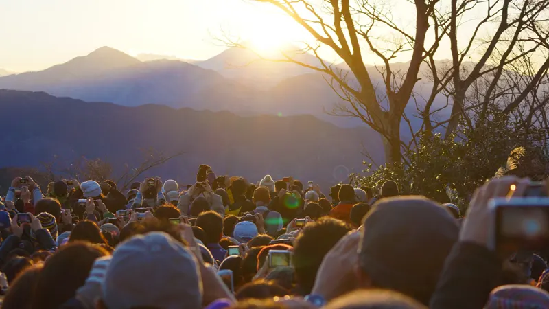 Mount Fuji from Mount Takao