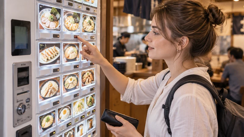 Ramen ticket machine